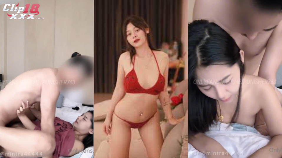 คลิปหลุด Onlyfans mintra4444 น้องมินตราโดนผัวกระหน่ำเย็ดหีกระแทกรัวๆ ครางเสียวลั่น แล้วด็อกกี้ท่าหมากระทุ้งหีจัดหนักจนน้ำว่าวแตกคารูหีไหลเยิ้ม