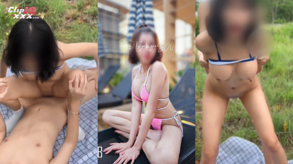 คลิปหลุด Onlyfans babyjee น้องจีสาวตัวเล็กหุ่นxxเย็ดผัวเอาท์ดอร์กลางป่า นั่งขย่มควยกระทุ้งหีจัดหนักสลับยืนเย็ดท่าหมาซอยหีรัวยิกน้ำเงี่ยนแตก